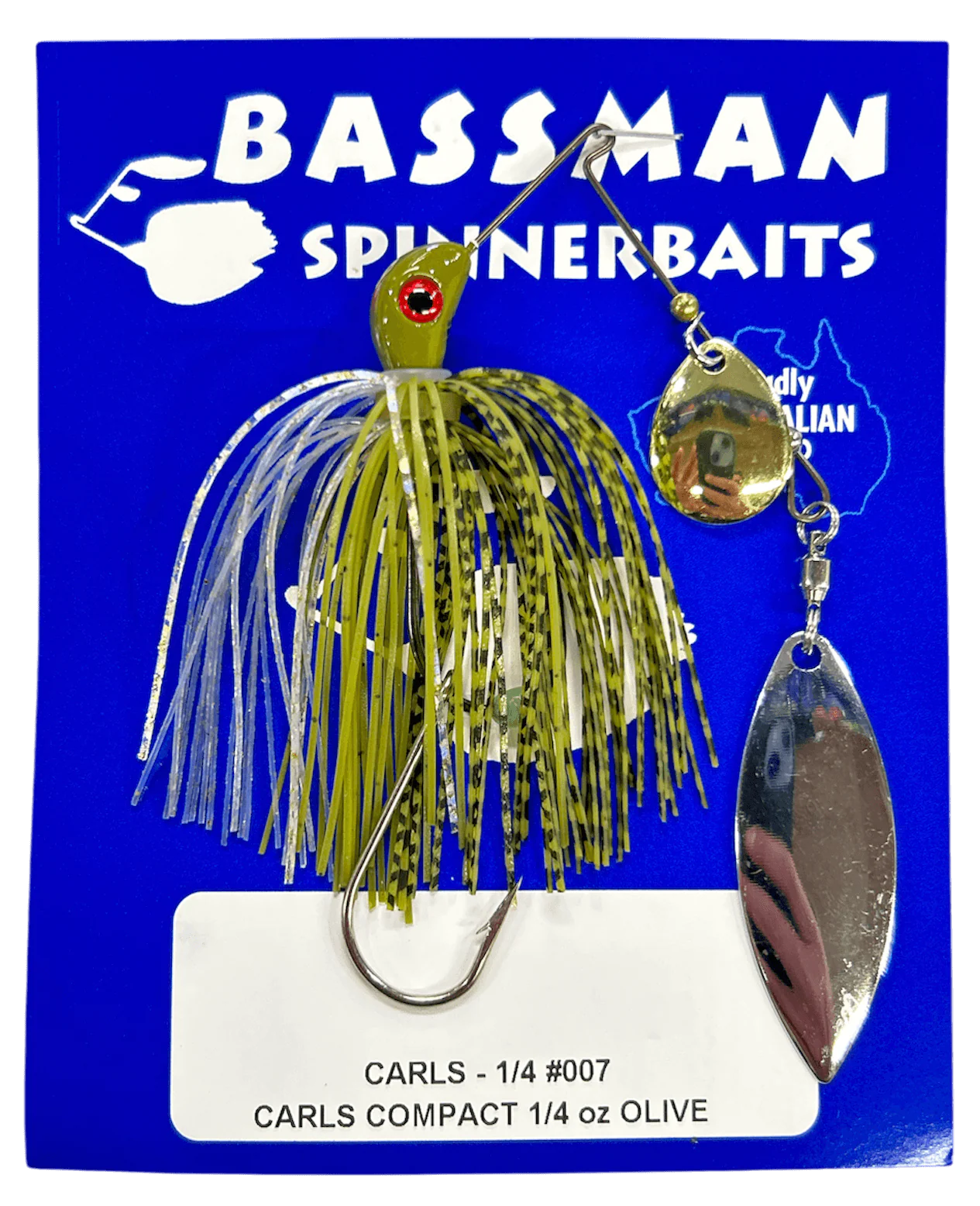 Bassman Spinnerbaits Carls Compact 1/4oz - Image 4