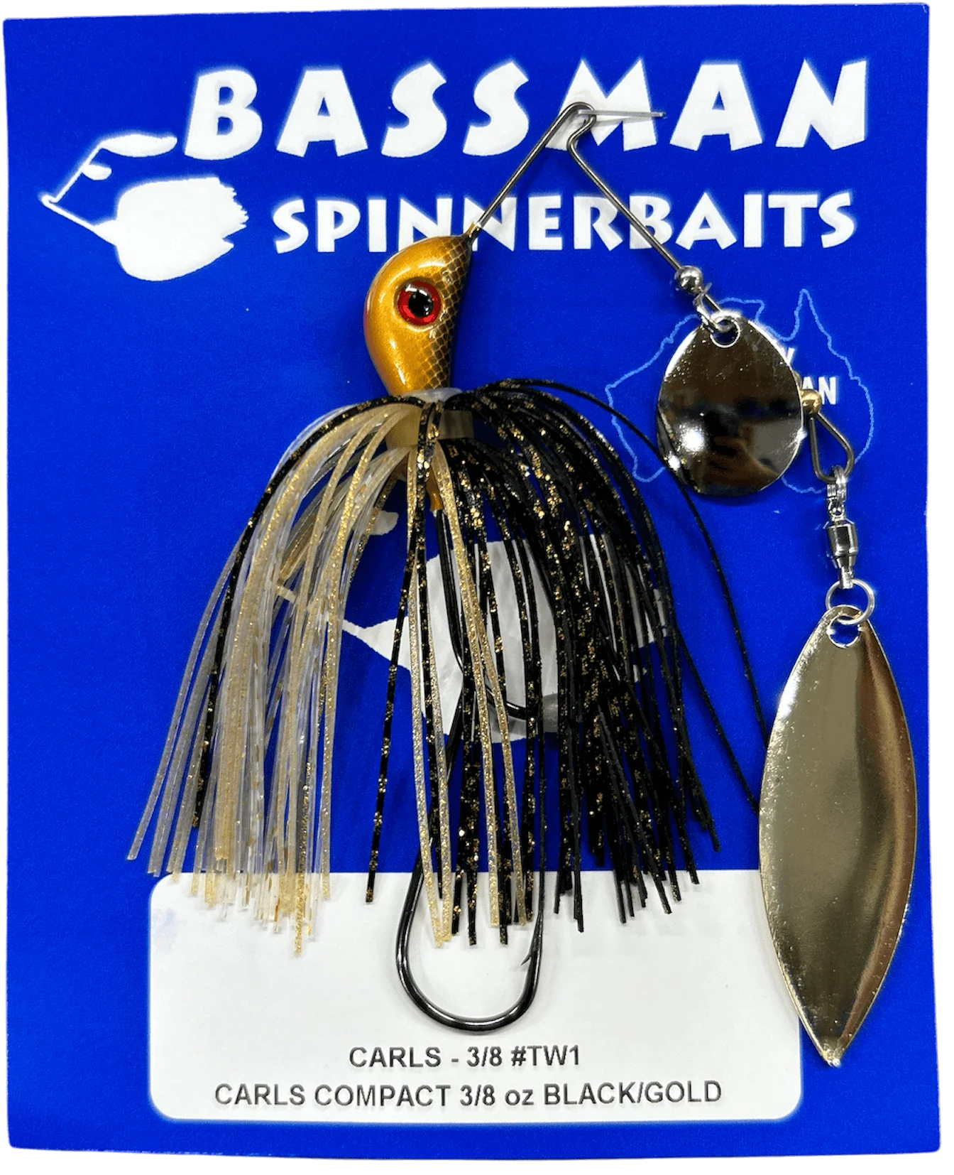Bassman Spinnerbaits Carls Compact 3/8oz - Image 3