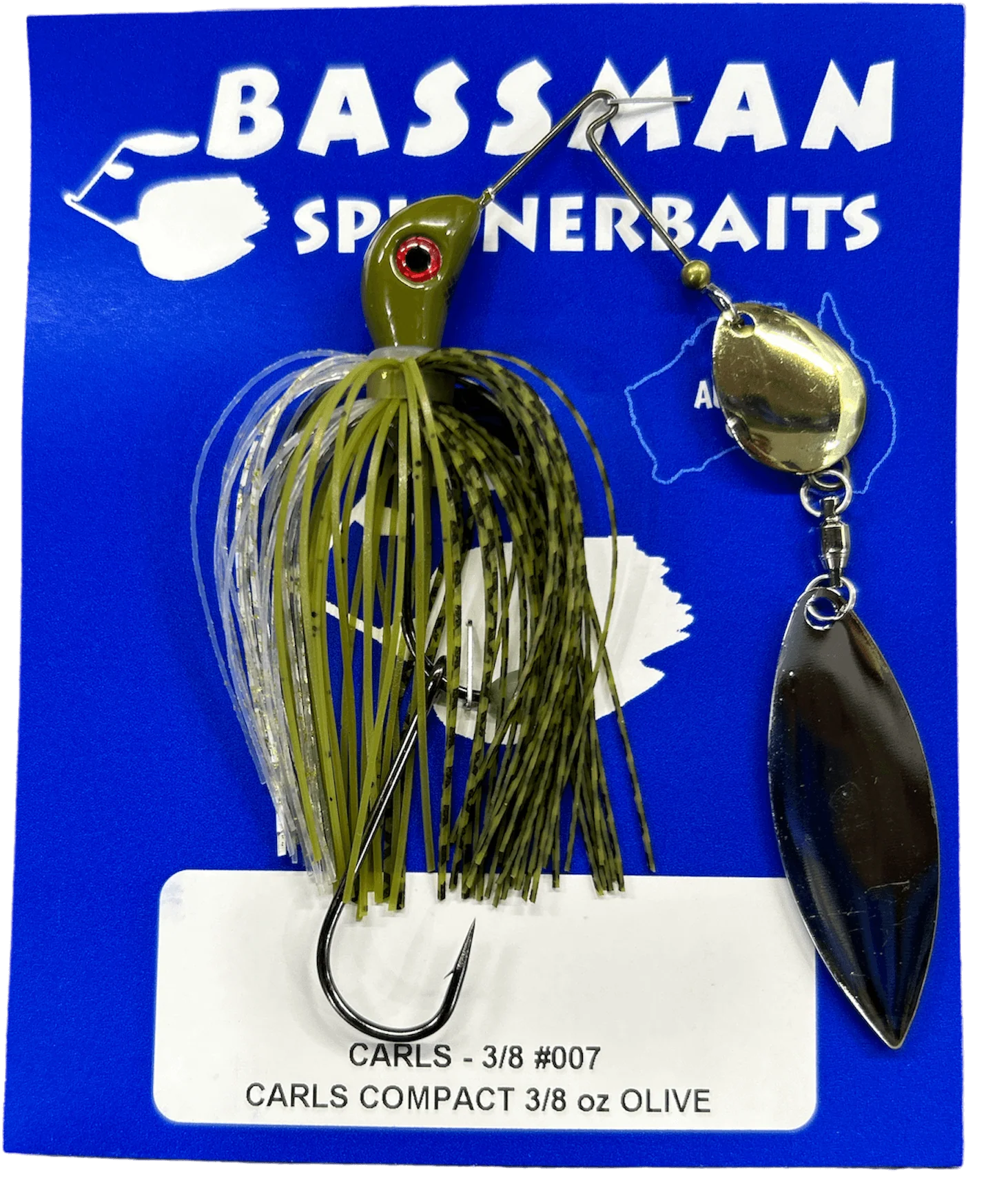 Bassman Spinnerbaits Carls Compact 3/8oz - Image 8