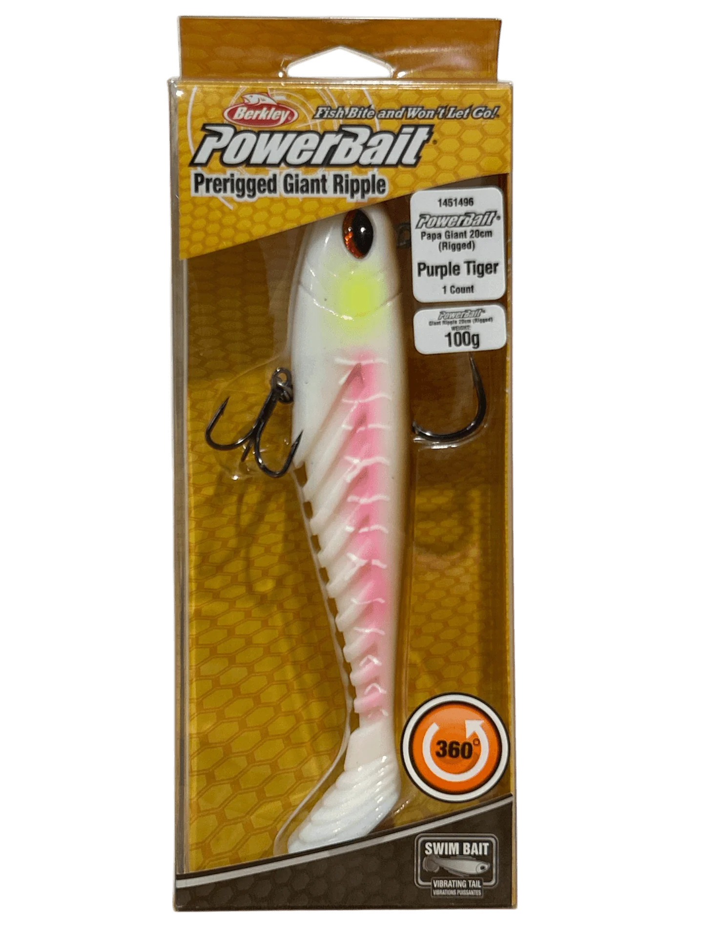 Berkley Powerbait Pre-Rigged Giant Ripple Shad 200mm - Image 3
