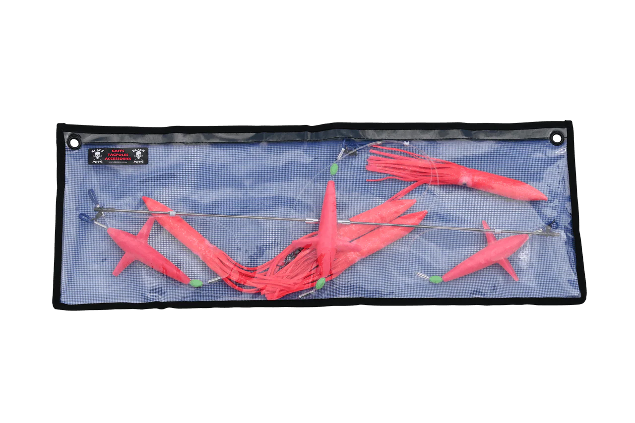 Black Pete 24in Titanium Bird Spreader Bar With Bulb Squid - Image 6