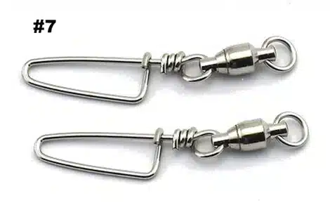 Black Pete Japsnaps Snap Swivels 2pk