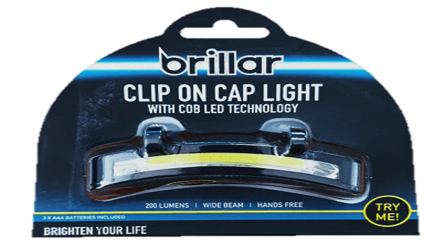 Brillar Clip on Cap LED Light