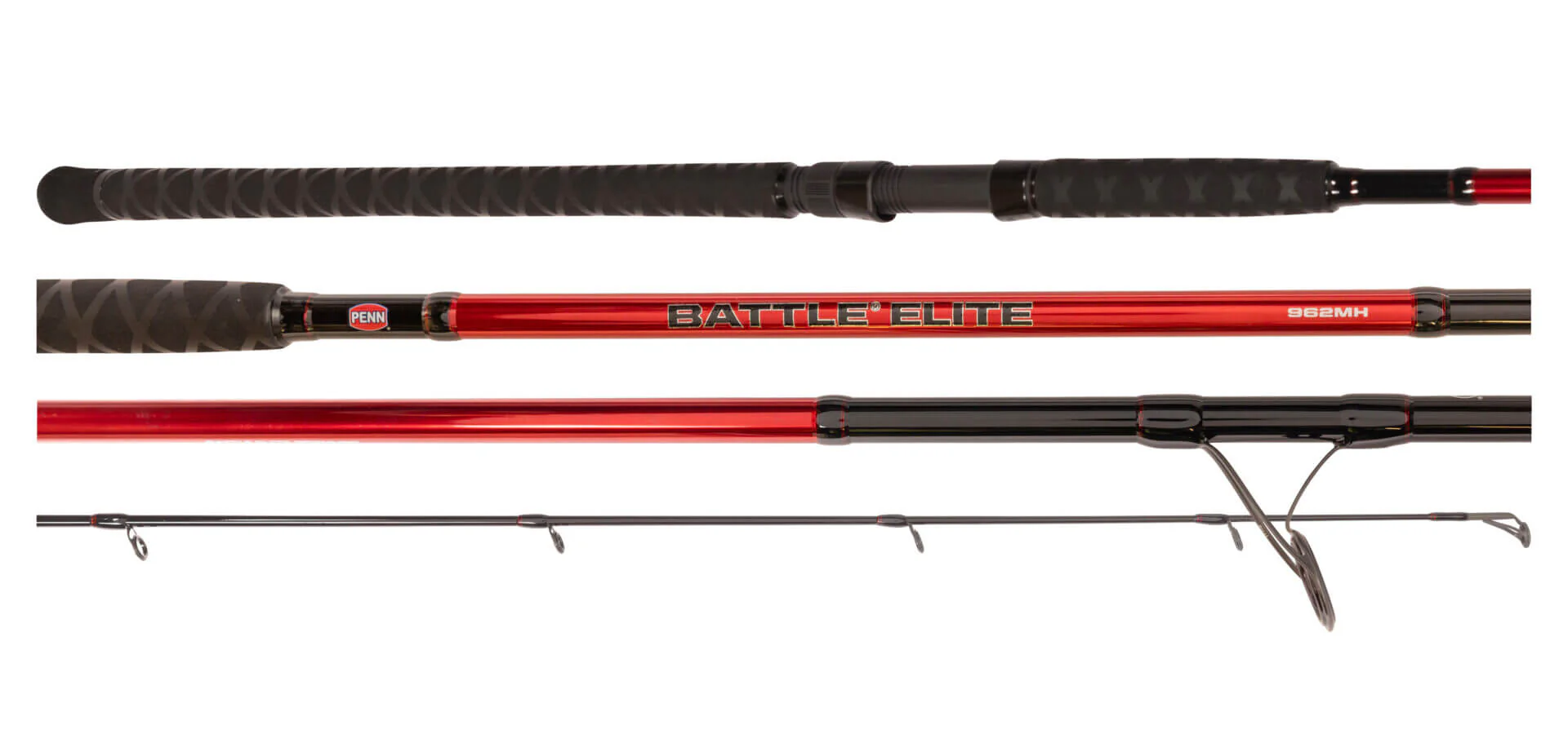 Penn Battle Elite 6'3" 2pc pe 2-4/ Penn Squall II 12SD/ Daiwa J-Braid 20lb 300m - Multicolour - Image 3