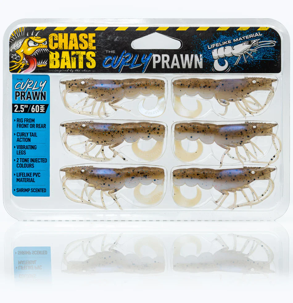 Chasebaits Curly Prawn 2.5in - Image 7