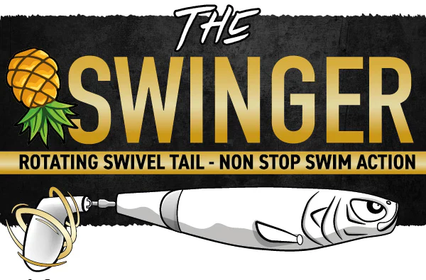 Chasebaits The Swinger 90mm Rigged Soft Plastic Swimbait - Image 11
