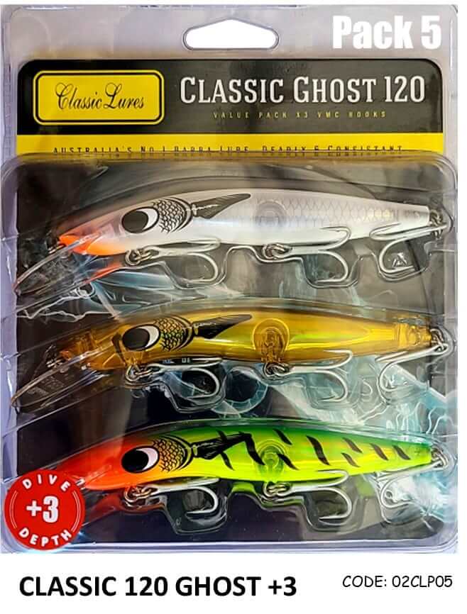 Classic Lures Barra Ghost 120mm - 3 Pack - Image 4