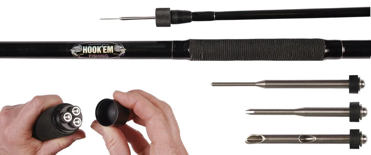 Hookem Fishing Carbon Fibre Titan Alloy Tag Pole