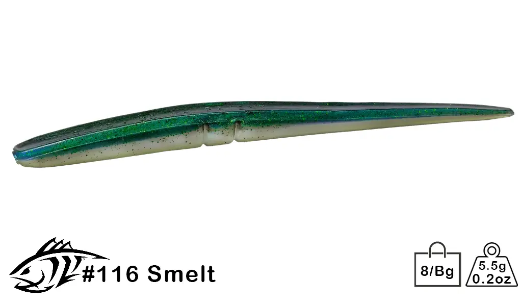 Lunker City Slug-go 4.5in Unrigged - Image 3