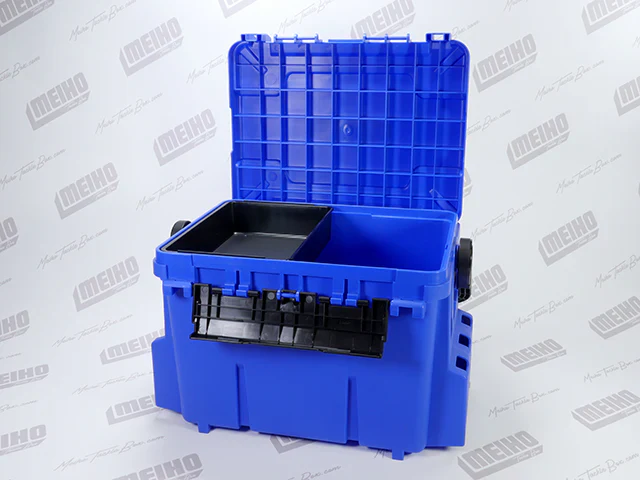 Meiho Bucket Mouth 7000 Tackle Box Blue - Image 2