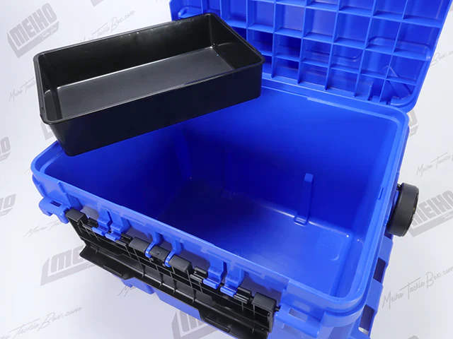 Meiho Bucket Mouth 7000 Tackle Box Blue - Image 6