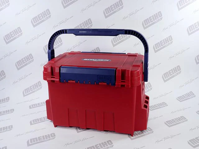 Meiho Bucket Mouth 9000 Tackle Box Red - Image 2