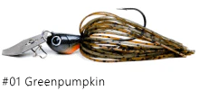 Noike Tiny Kaishin Bladed Swim Jig Chatterbait 5/16oz - Image 6