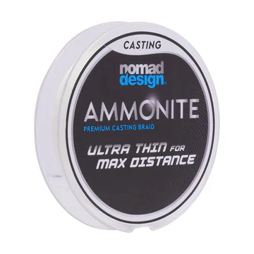 Nomad Ammonite Premium Casting Braid - White - 300 Yards - Image 5