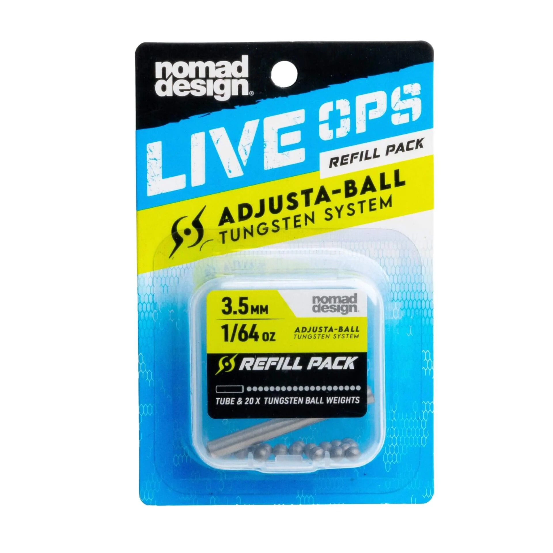 Nomad Live Ops Tungsten Ball Pack 3.5mm - 20pc - Image 3