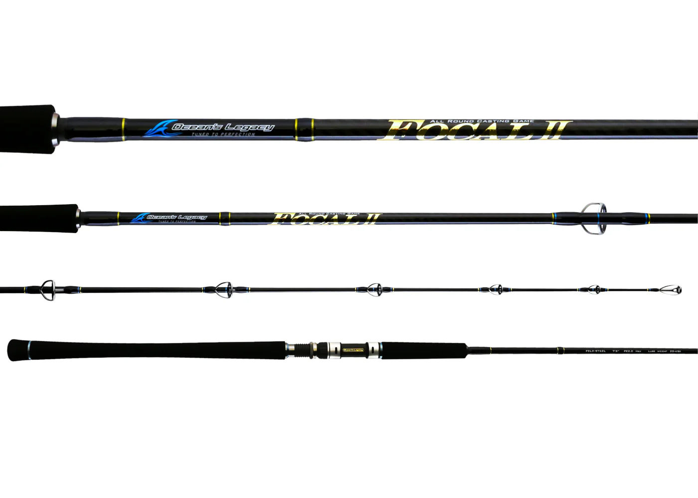 Oceans Legacy Focal 2 Spin Rods