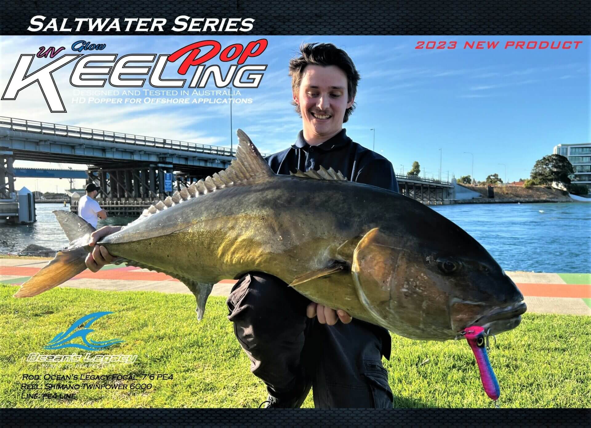 Oceans Legacy Keeling Pop 140mm Rigged Popper - Image 11