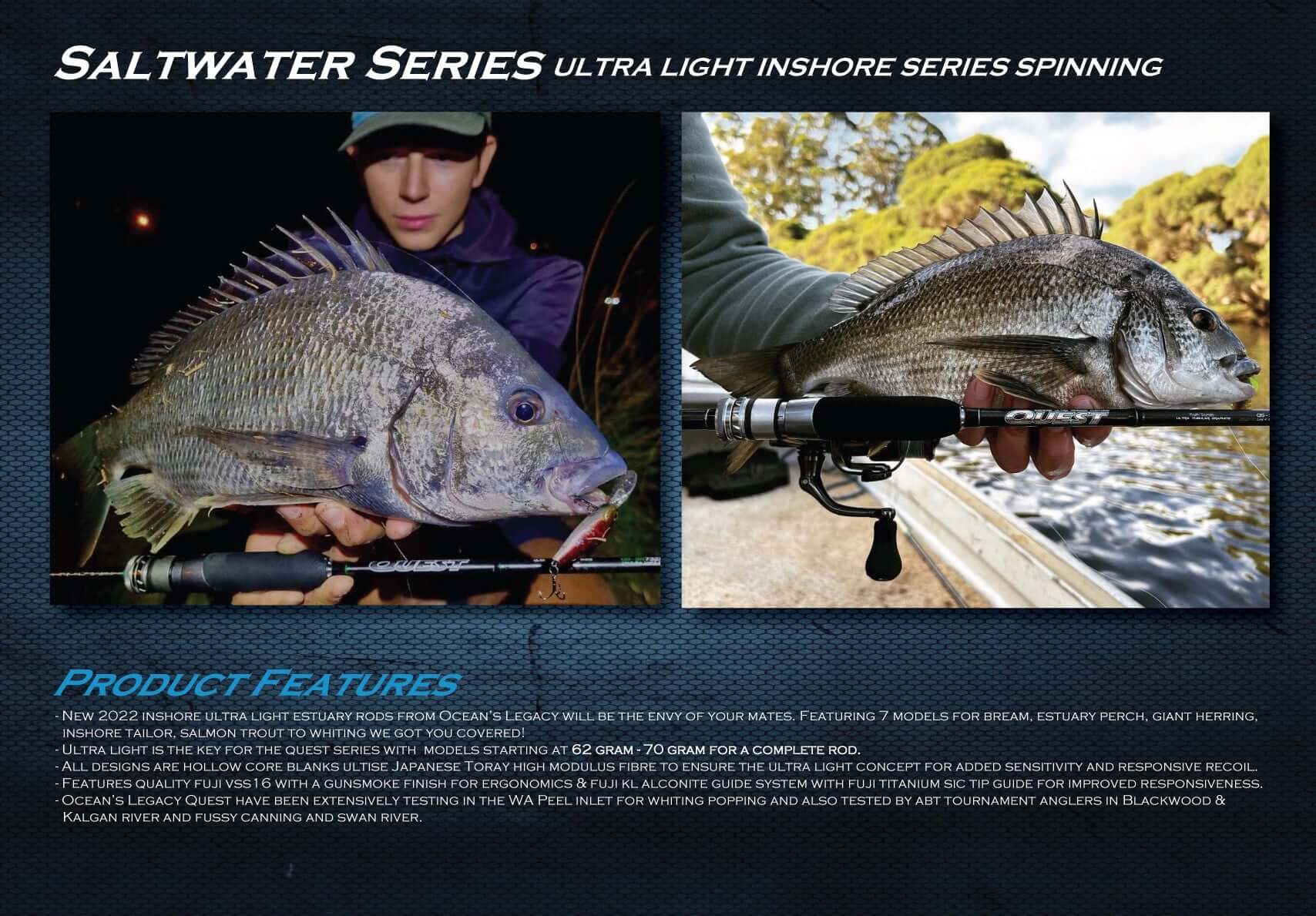 Oceans Legacy Quest Inshore Ultra Finesse Rod - Image 2