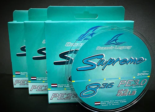Oceans Legacy Supreme 836 Casting Braid 300m