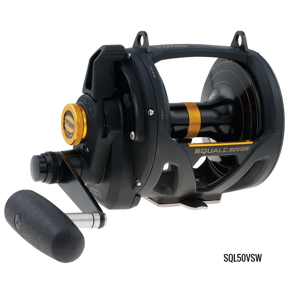 Penn Squall Lever Drag 2 Speed Overhead Reel - Image 3