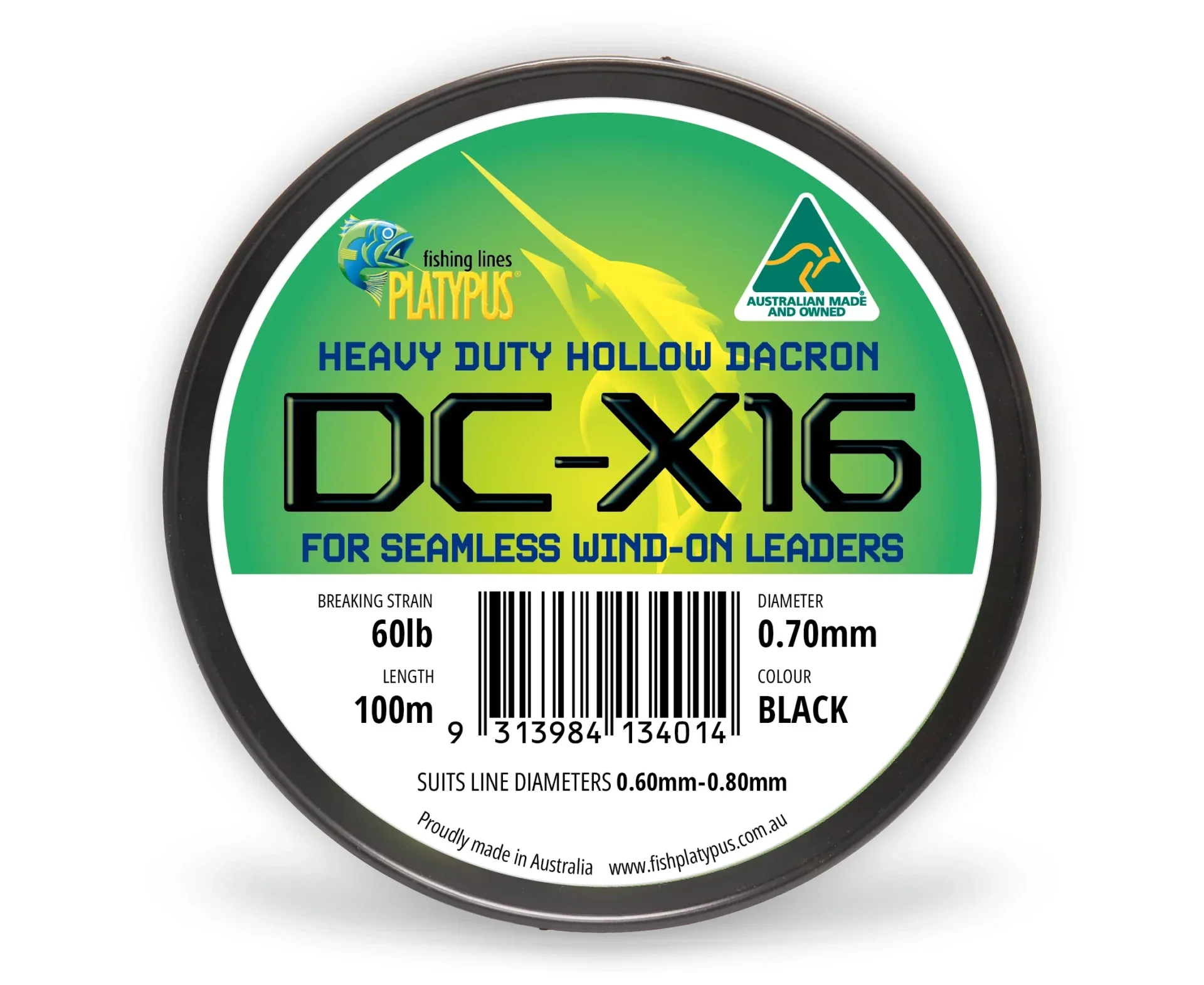 Platypus DC X16 Dacron 100m Black - Image 2