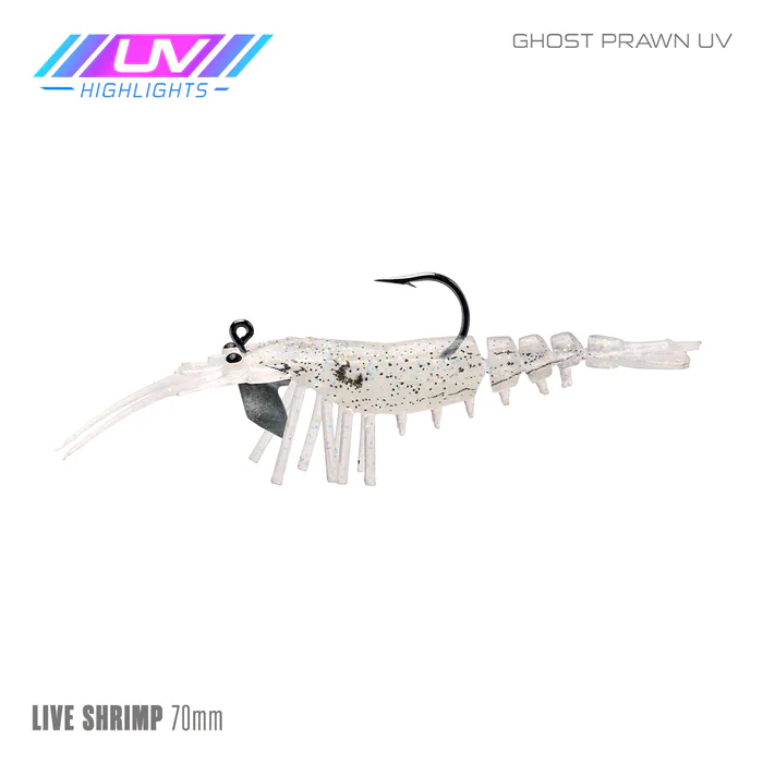 Samaki Live Shrimp 75mm Rigged Soft Plastic - Image 3