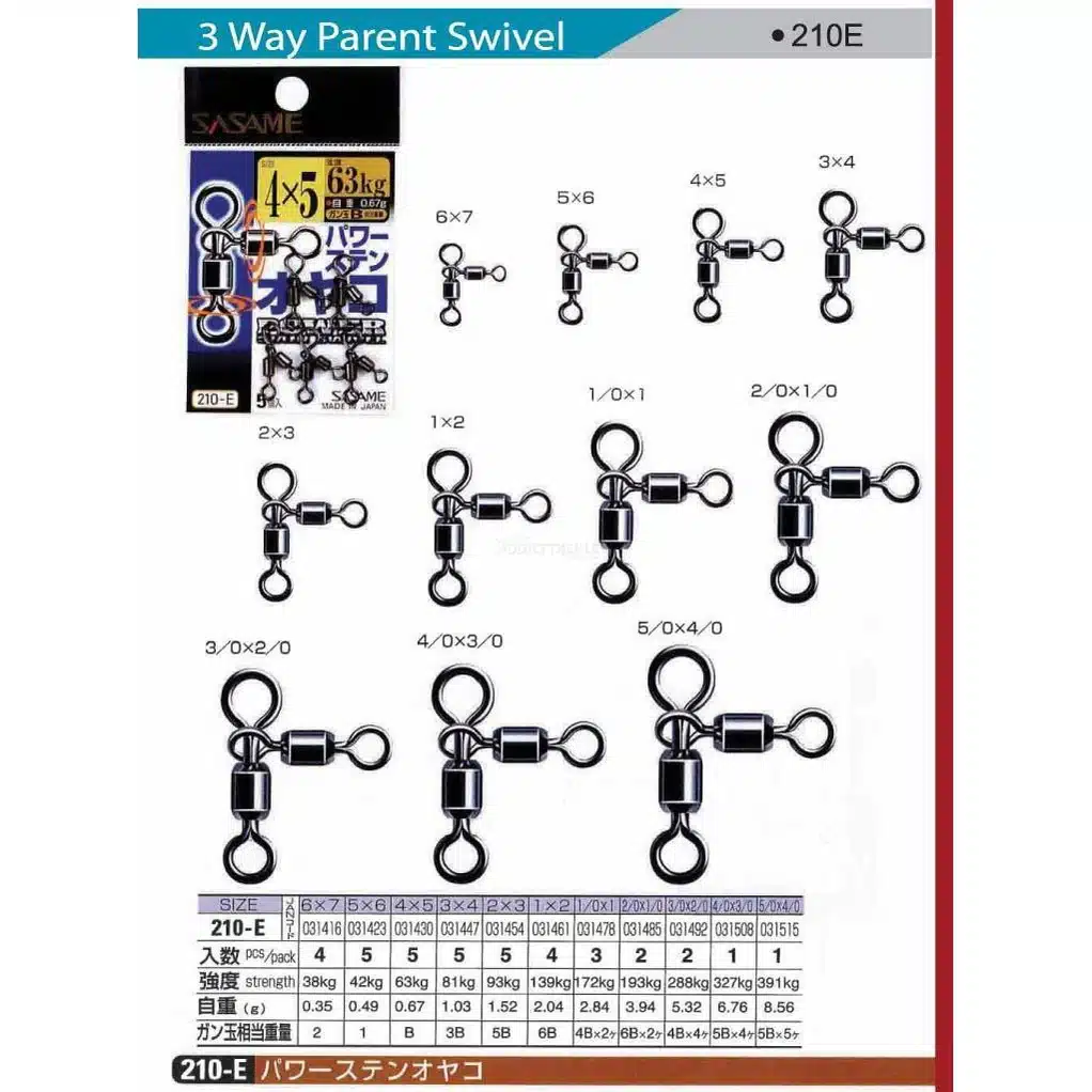 Sasame 3 Way Parent Swivels - Image 2