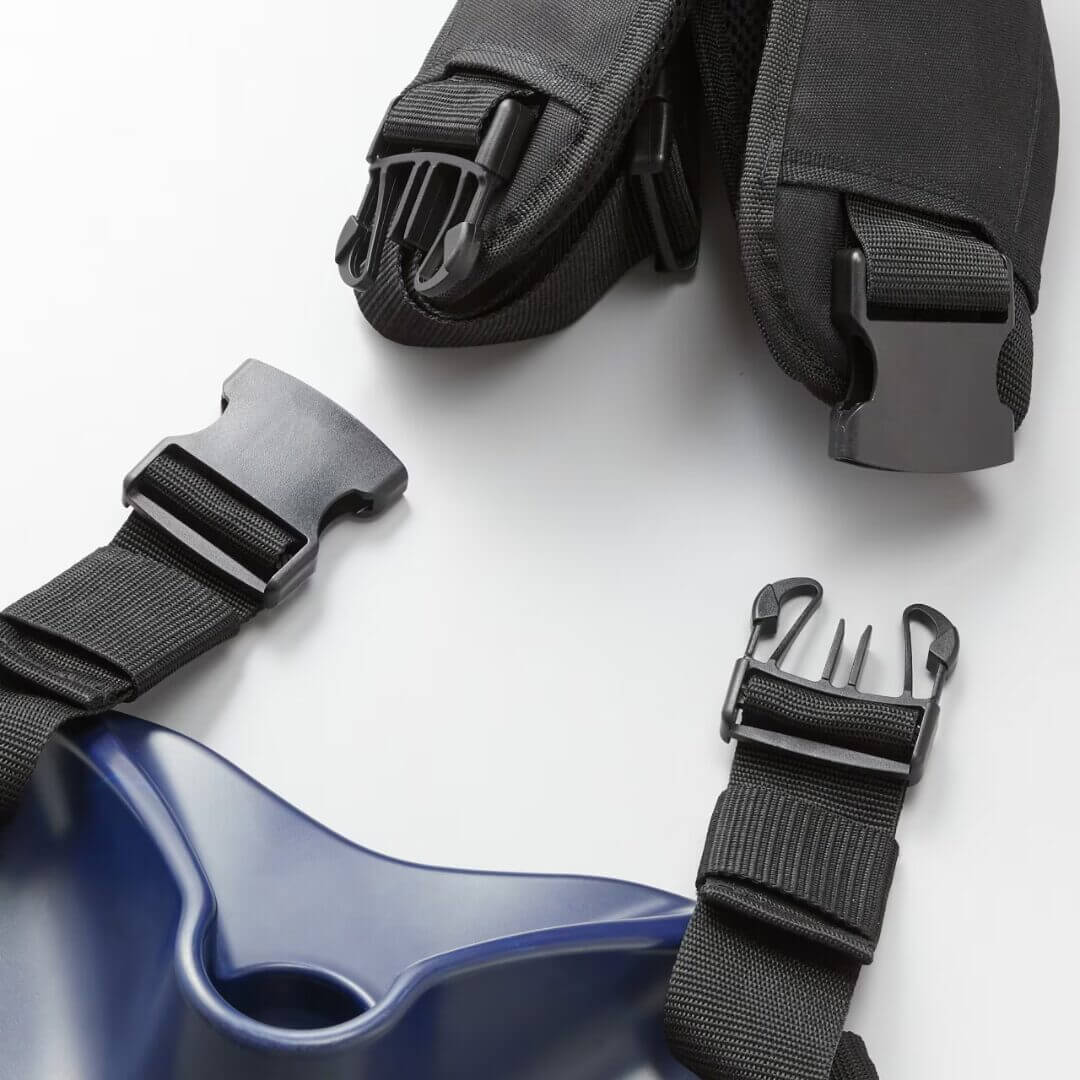 Shimano BE-200V Navy Fishing Gimbal Belt - Image 2