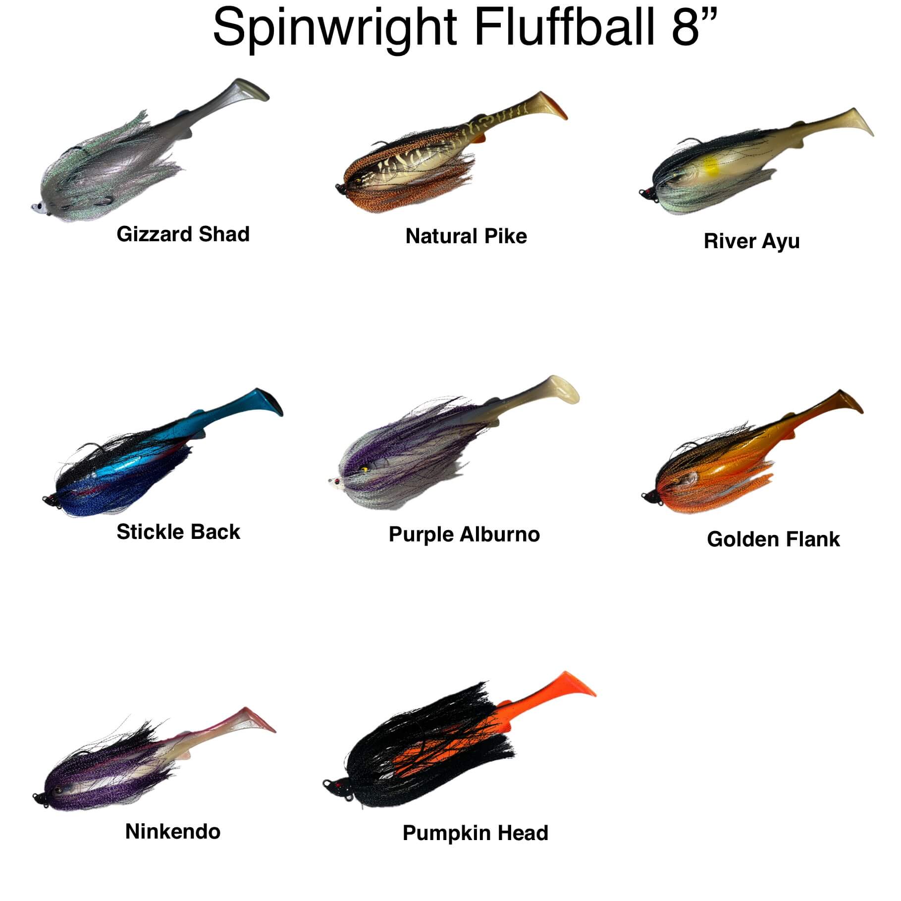 Spin Wright Fluffball 1oz 220mm SwimJig - Image 9