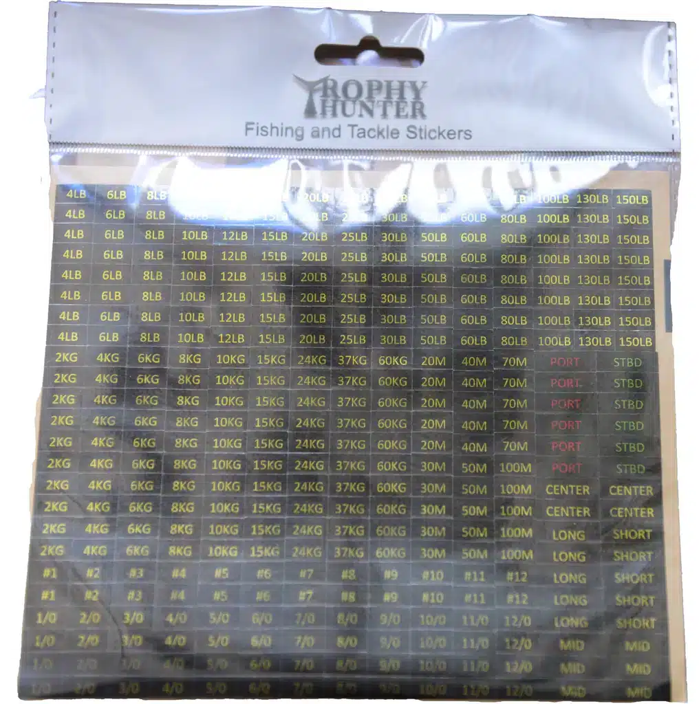 Trophy Hunter Fishing Sticker Sheets - Image 2