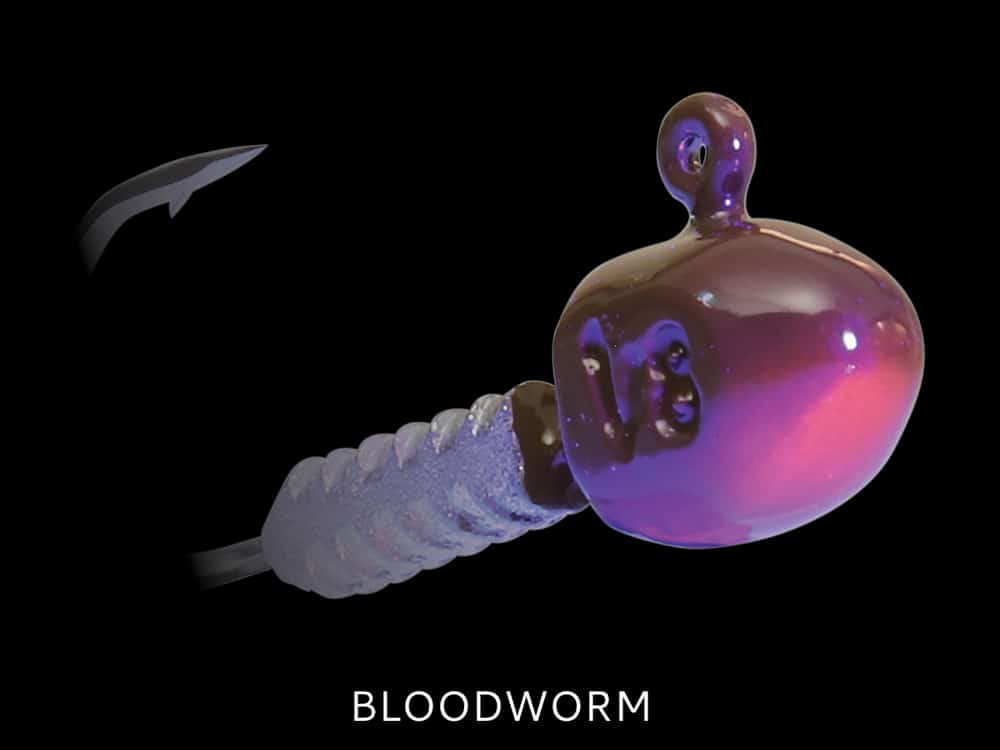 TT Lures Headlockz Finesse Bloodworm Jig Heads - Image 2
