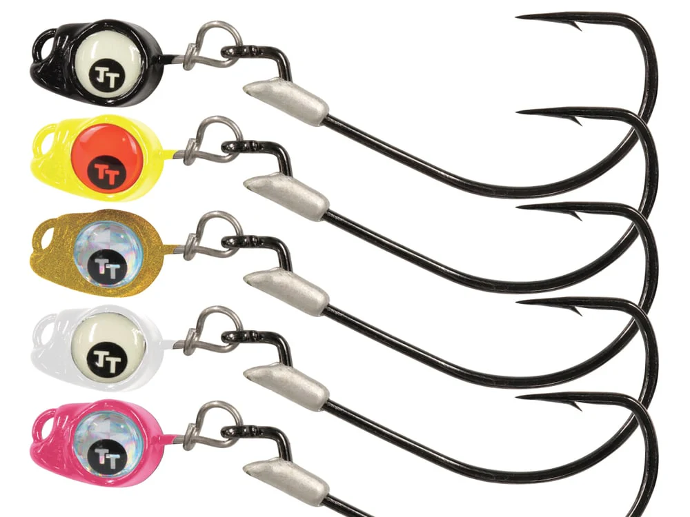 TT Lures Snake Eyez Series Jig Heads - Black
