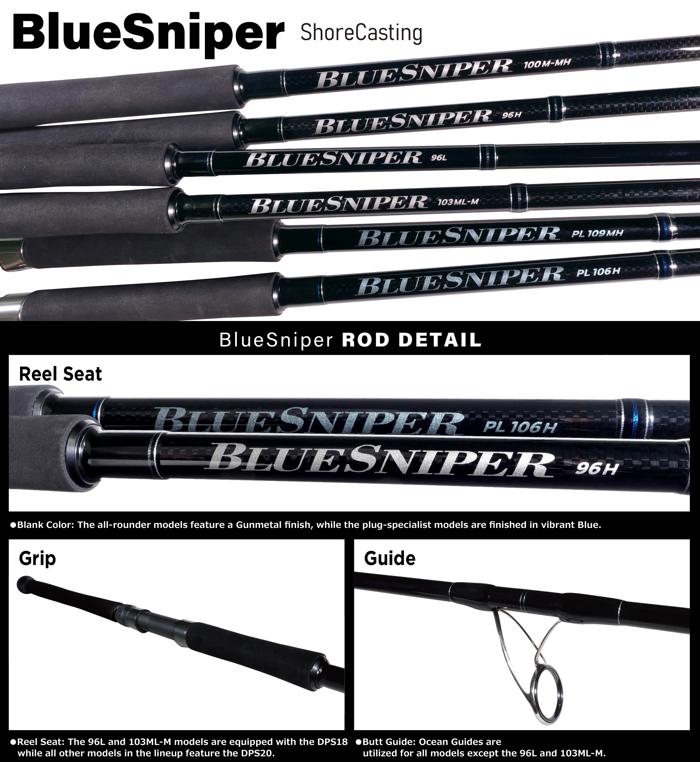 Yamaga Blanks BlueSniper Shorecast Rods - Image 3