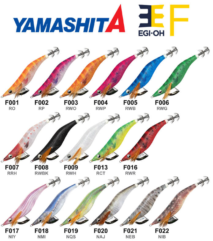 Yamashita EGI OH F 3.0 Squid Jigs