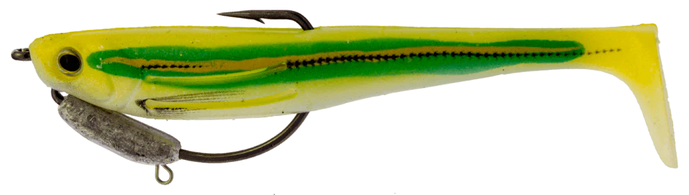 Zerek Flat Shad Pro 4.5in Rigged Plastic - Image 4