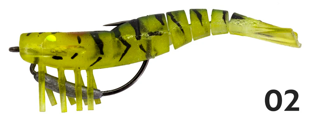 Zerek Live Shrimp 2in Rigged Plastic - Image 8