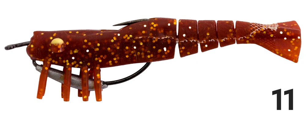 Zerek Live Shrimp 3.5in Rigged Plastic - Image 17
