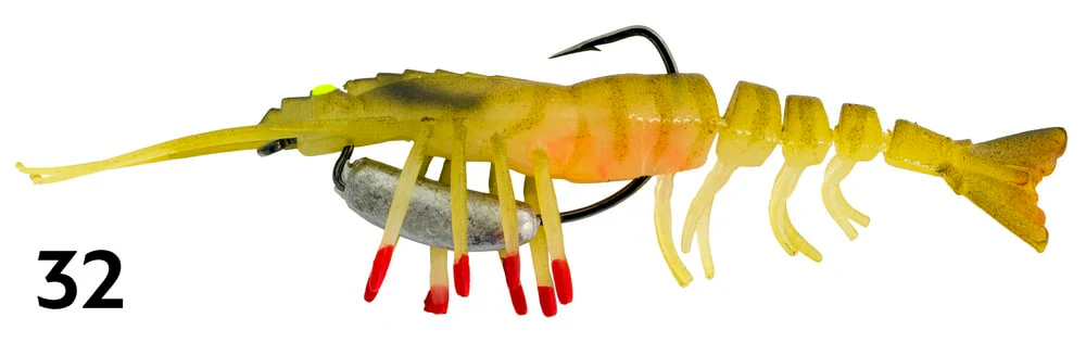 Zerek Live Shrimp Hot Legs 3in Rigged Plastic - Image 4