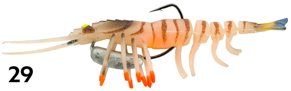 Zerek Live Shrimp Hot Legs 3in Rigged Plastic - Image 7