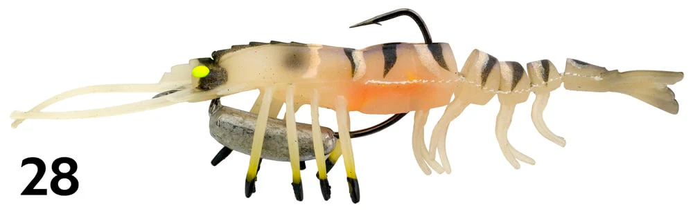Zerek Live Shrimp Hot Legs 3in Rigged Plastic - Image 8