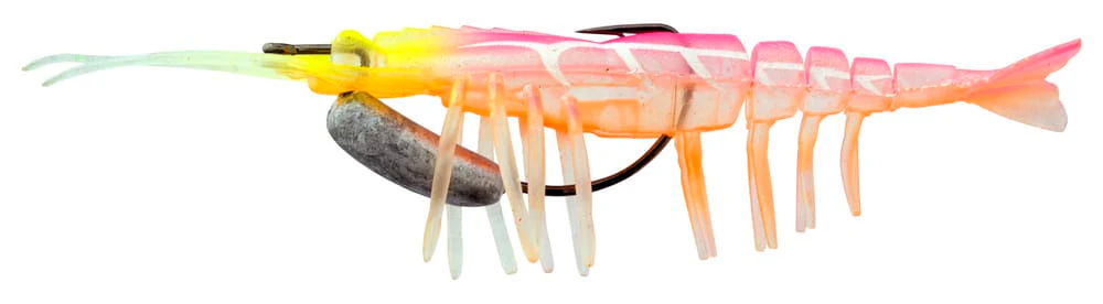 Zerek Live Shrimp Hot Legs 4in Rigged Plastic - Image 4